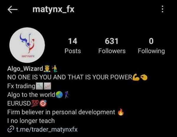 Matynx FX (Algo Wizard) Course